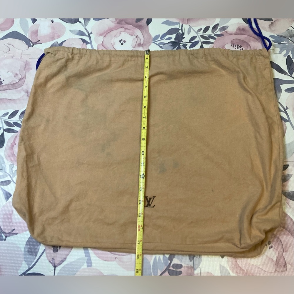 (Mgm5) Vintage Louis Vuitton dustbag with draw strings